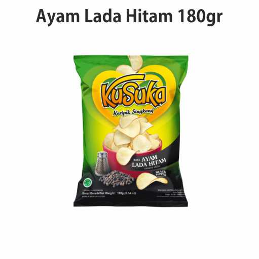  Kusuka Ayam Lada Hitam 180gr