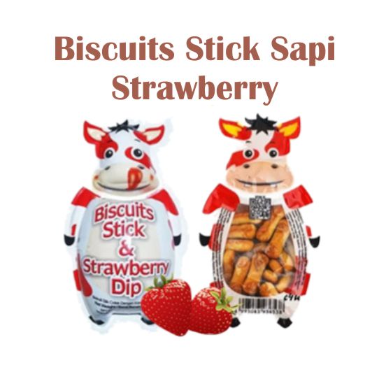 Biscuits Stick Sapi Strawberry