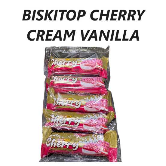 Biskitop Cherry Cream Vanilla