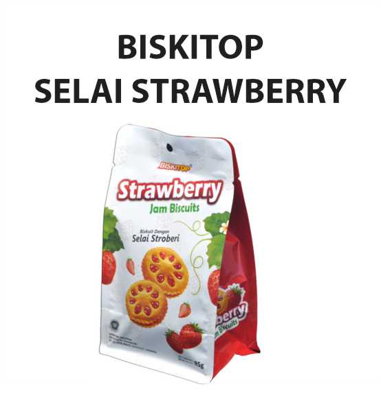 Biskitop Selai Strawberry