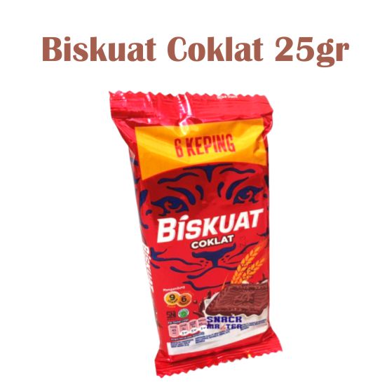 Biskuat Coklat 25gr