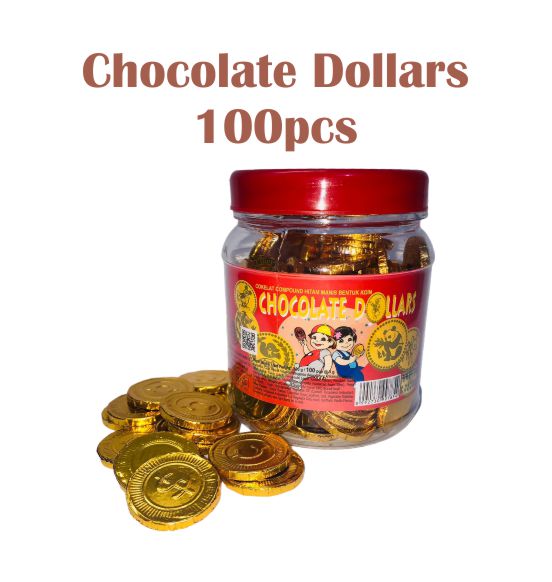 Chocolate Dollars 100pcs