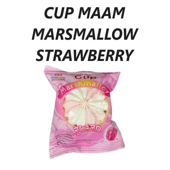 Cup Maam Marsmallow Strawberry