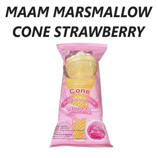 Maam Marsmallow Cone Strawberry