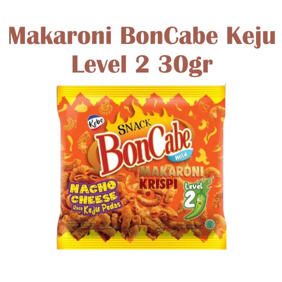 Makaroni BonCabe Keju Level 2 30gr