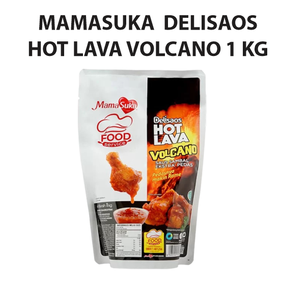 MamaSuka Delisaos Hot Lava Volcano 1 Kg