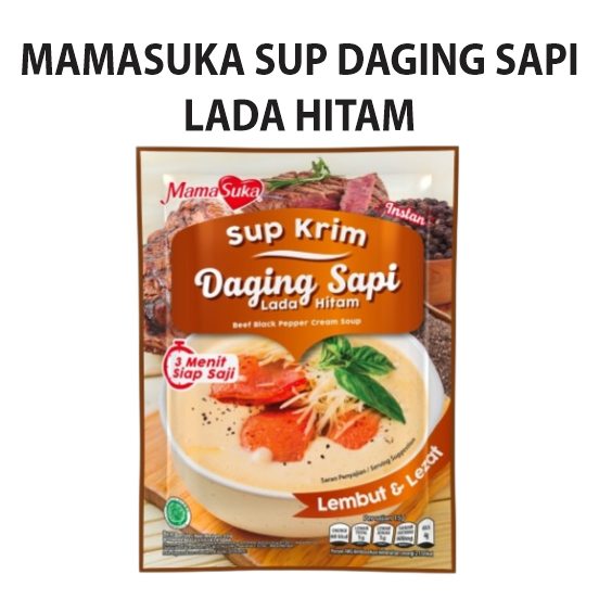 MamaSuka Sup Sapi Lada Hitam 