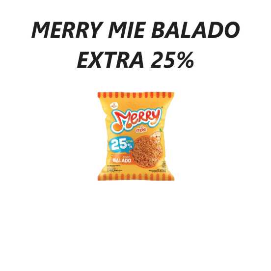 Merry Mie Balado Extra 25%