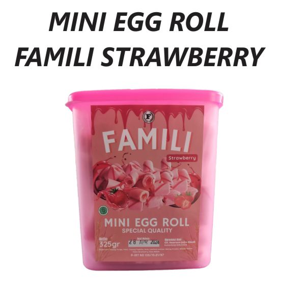 Mini Egg Roll Famili Strawberry