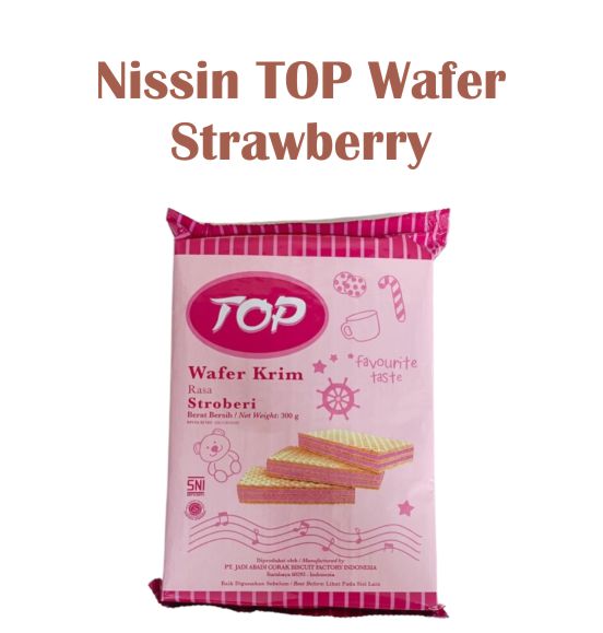 Nissin TOP Wafer Strawberry