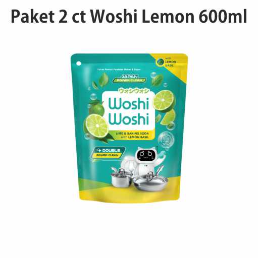 (G) GT Paket 2 ct  Woshi Lemon 600ml 