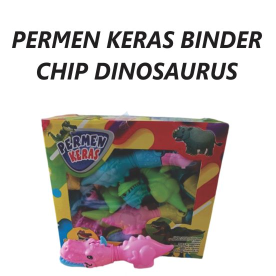 Permen Keras Binder Chip Dinosaurus