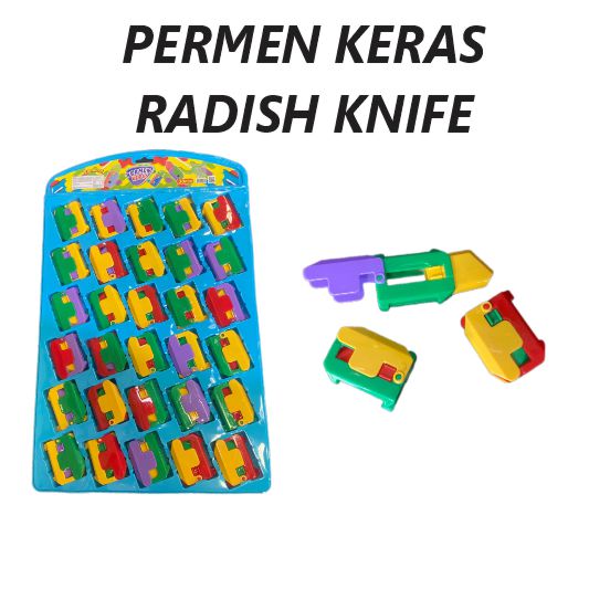 Permen Keras Radish Knife 