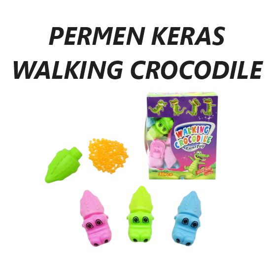 Permen Keras Walking Crocodile