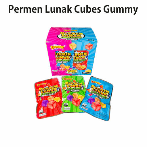 (K) Permen Lunak Cubes Gummy 