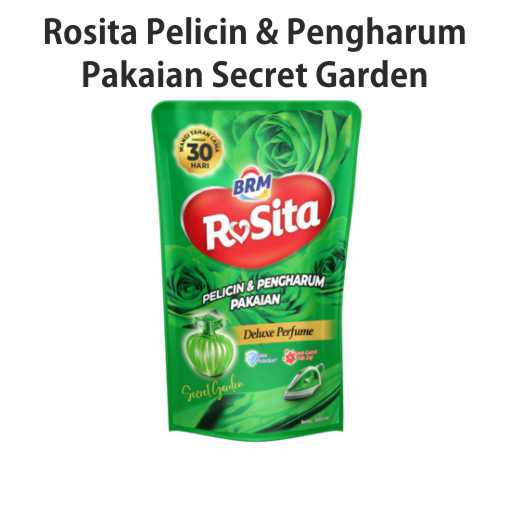 (G) Rosita Pelicin & Pengharum Pakaian Secret Garden