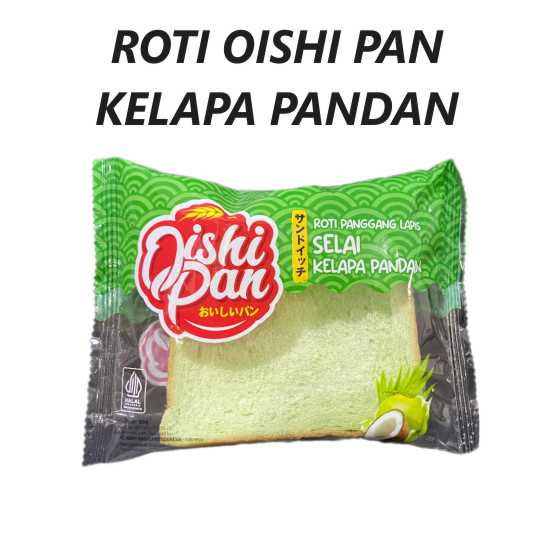 Roti Oishi Pan Kelapa Pandan