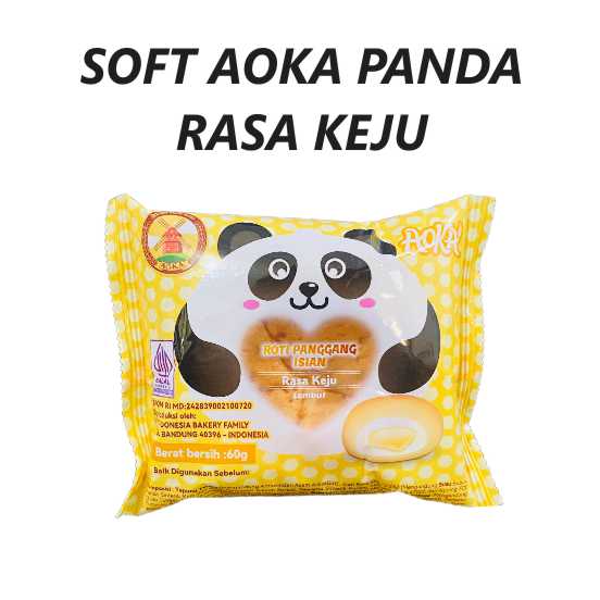 Soft AOKA Panda Rasa Keju