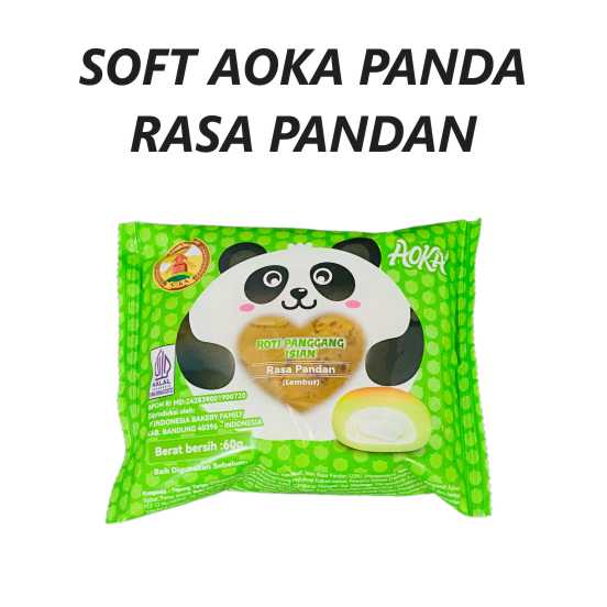 Soft AOKA Panda Rasa Pandan