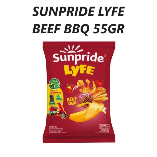 Sunpride Lyfe Beef BBQ 55gr