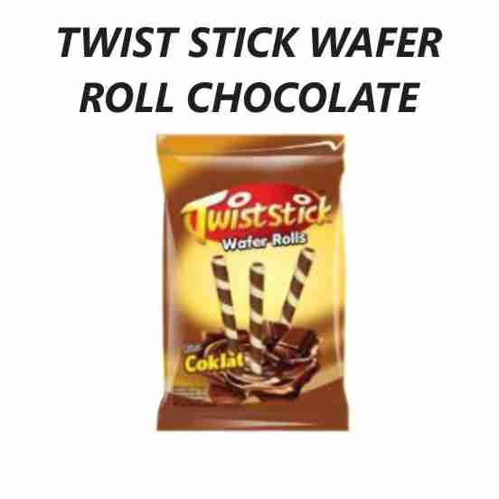 (K) Twist Stick Wafer Roll Chocolate