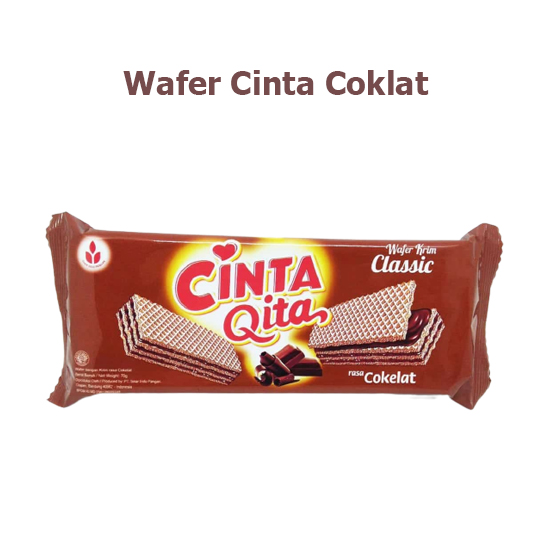 Wafer Cinta Coklat