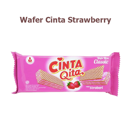 Wafer Cinta Strawberry