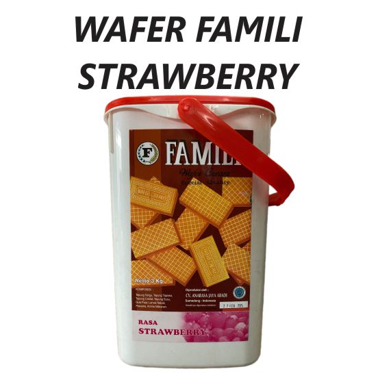 Wafer Famili Strawberry