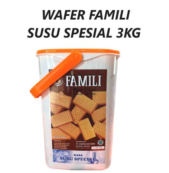 (K)  Wafer Famili Susu Spesial 3kg