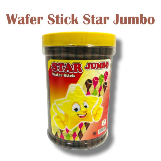 Wafer Stick Star Jumbo Chocolate