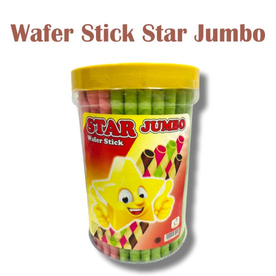 Wafer Stick Star Jumbo Pelangi