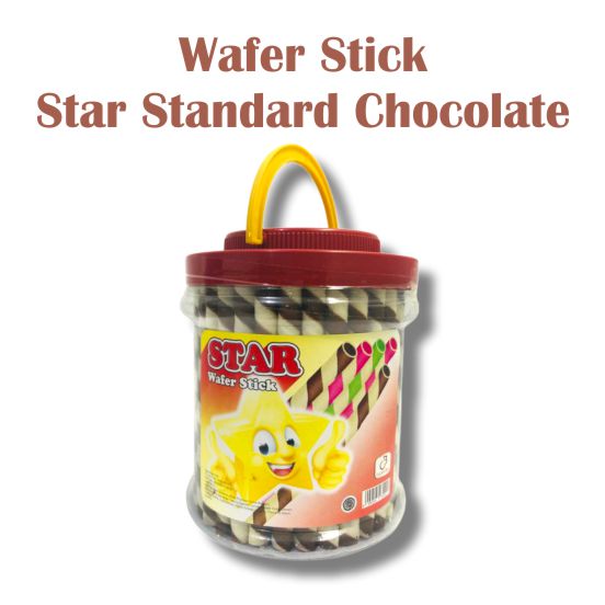 Wafer Stick Star Standard Chocolate