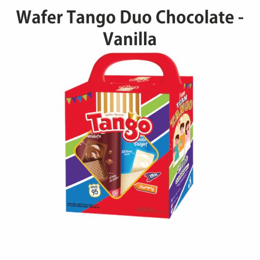 Wafer Tango Duo Chocolate-Vanilla 